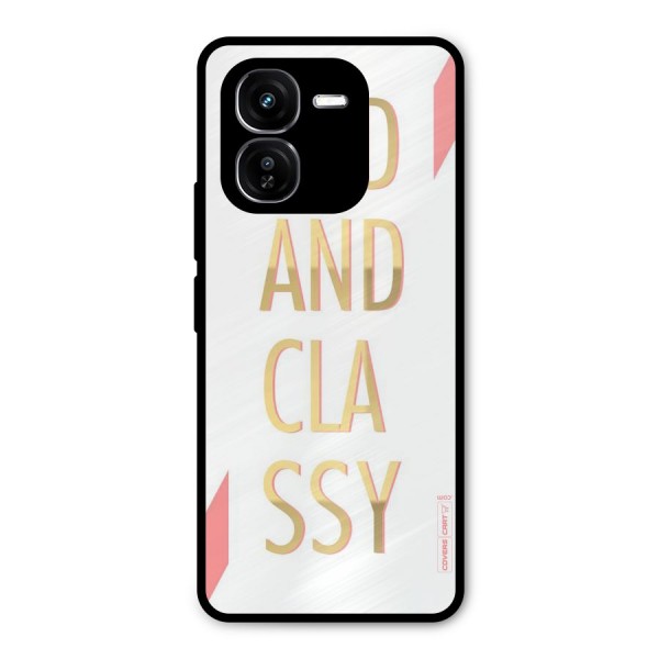 Bad And Classy Metal Back Case for iQOO Z9x
