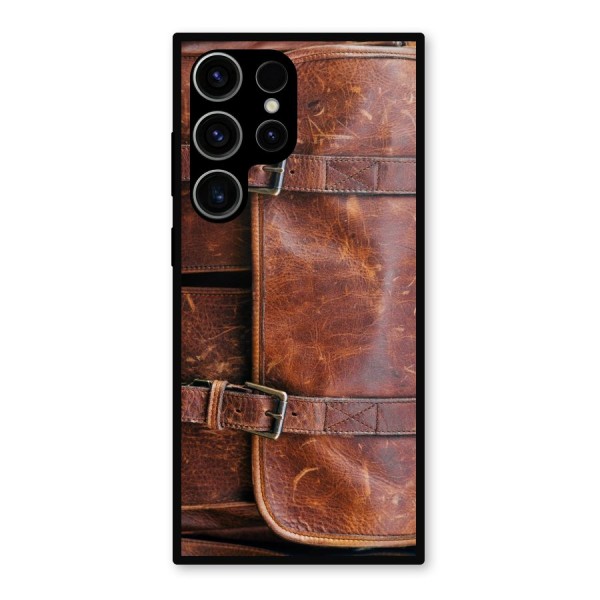 Bag Design (Printed) Metal Back Case for Galaxy S23 Ultra