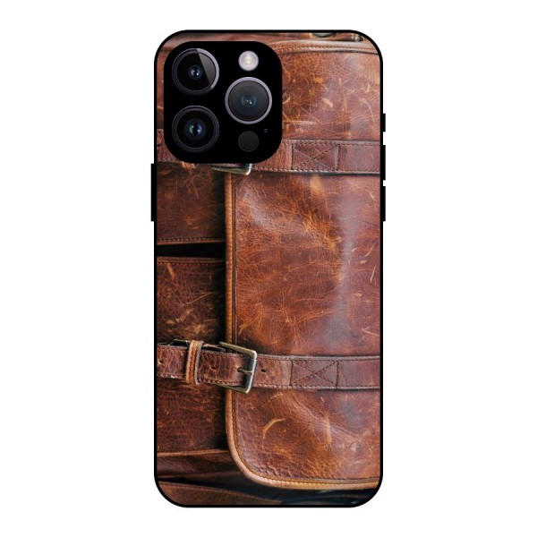 Bag Design (Printed) Metal Back Case for iPhone 14 Pro Max