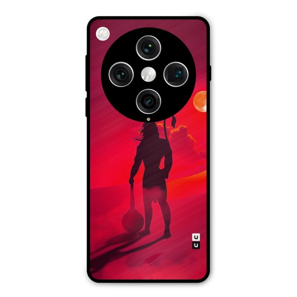 Bajrang Bali Metal Back Case for Oppo Find X8 Pro