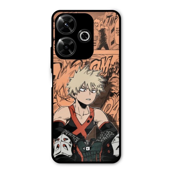 Bakugo Anime Manga Metal Back Case for Poco M6 Plus