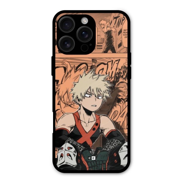 Bakugo Anime Manga Metal Back Case for iPhone 16 Pro Max