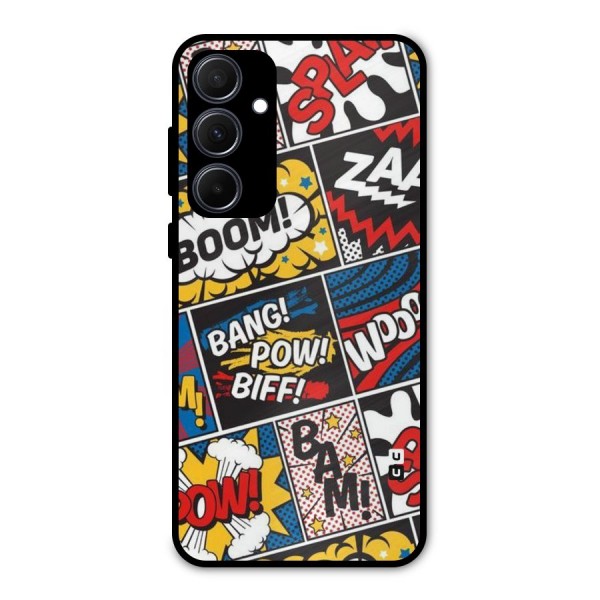 Bam Pattern Metal Back Case for Galaxy A35