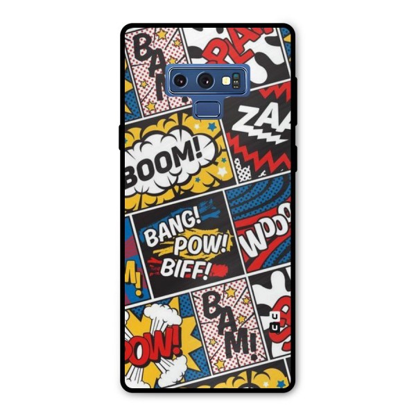 Bam Pattern Metal Back Case for Galaxy Note 9