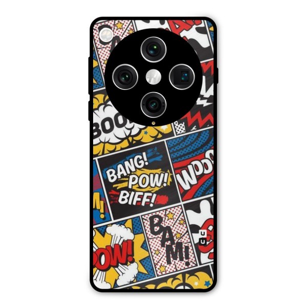 Bam Pattern Metal Back Case for Oppo Find X8 Pro