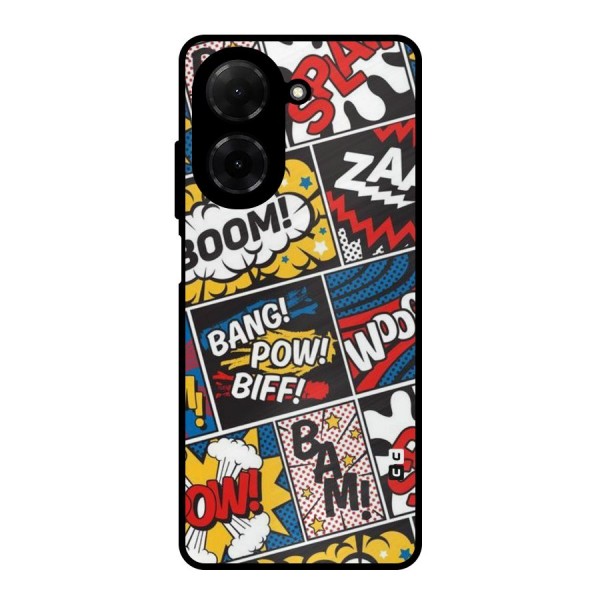 Bam Pattern Metal Back Case for Poco C71