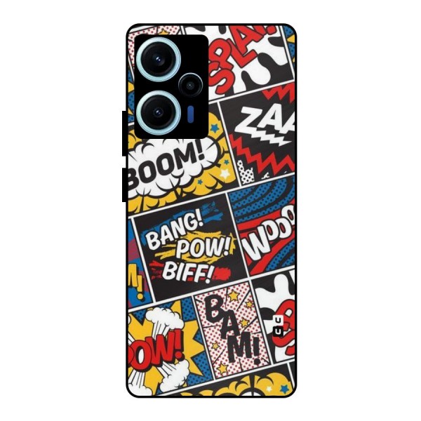 Bam Pattern Metal Back Case for Poco F5