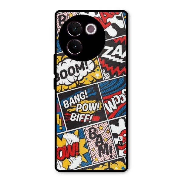 Bam Pattern Metal Back Case for Vivo V30e