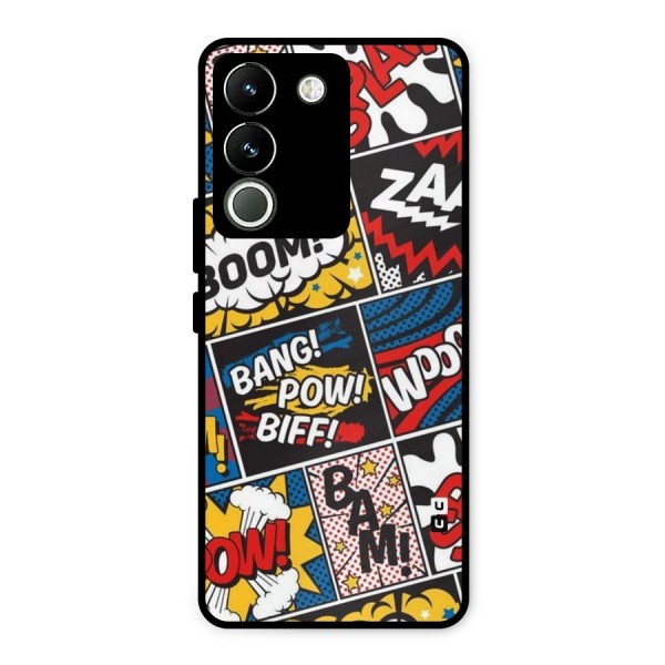 Bam Pattern Metal Back Case for Vivo Y200