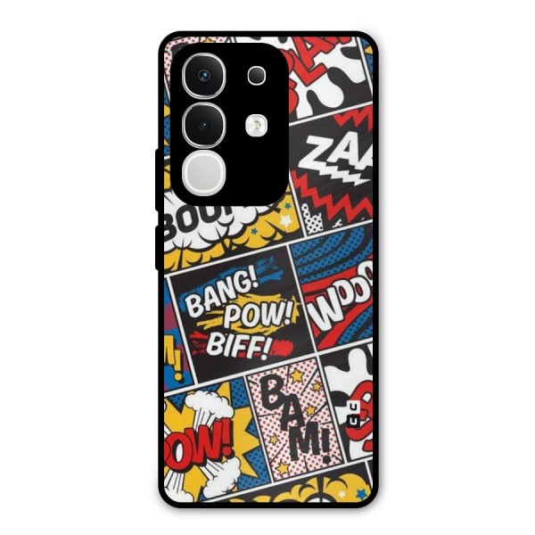 Bam Pattern Metal Back Case for iQOO Z10x