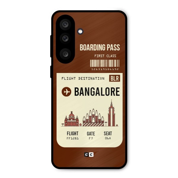 Bangalore Boarding Pass Metal Back Case for Galaxy M56