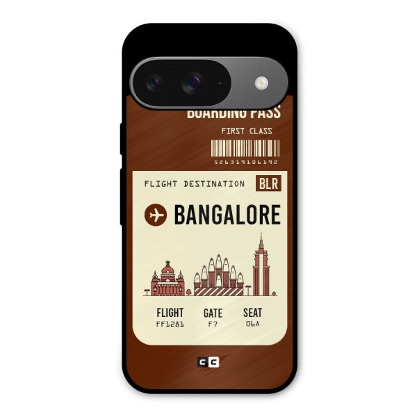 Bangalore Boarding Pass Metal Back Case for Google Pixel 9