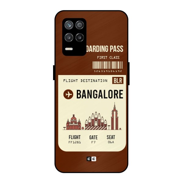 Bangalore Boarding Pass Metal Back Case for Realme 9 5G