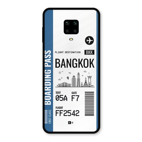 Bangkok Boarding Pass Metal Back Case for Poco M2 Pro