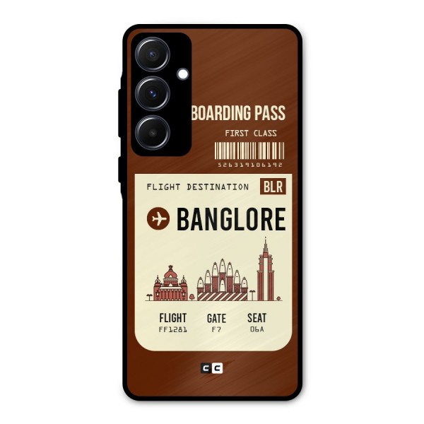 Banglore Boarding Pass Metal Back Case for Galaxy A55