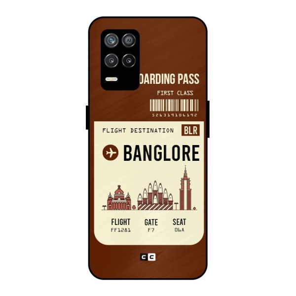 Banglore Boarding Pass Metal Back Case for Realme 9 5G