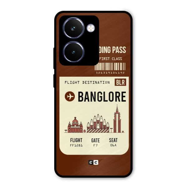 Banglore Boarding Pass Metal Back Case for Realme P3 Ultra