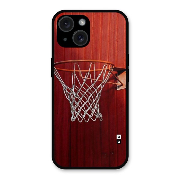 Basket Red Metal Back Case for iPhone 15