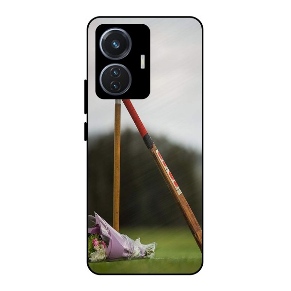 Bat Wicket Metal Back Case for iQOO Z6 44W