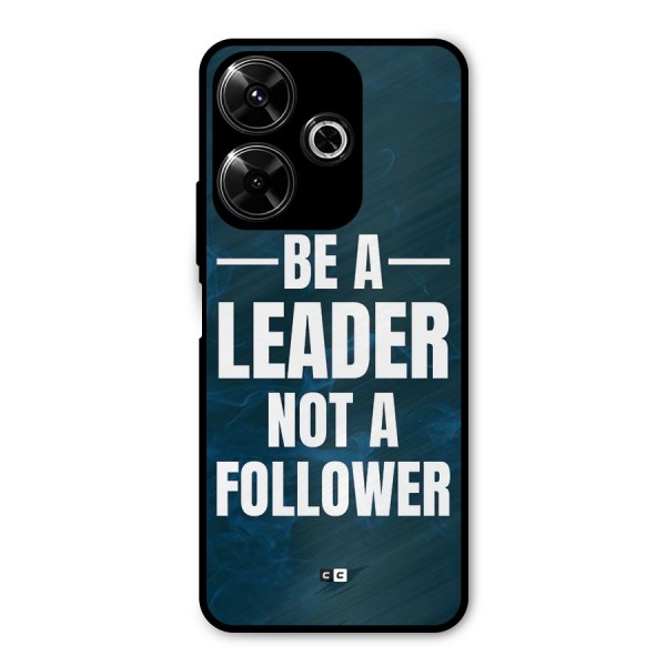 Be A Leader Metal Back Case for Poco M6 Plus