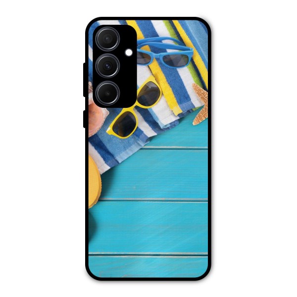 Beach Ready Metal Back Case for Galaxy A35
