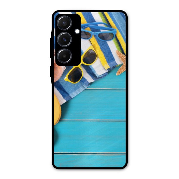 Beach Ready Metal Back Case for Galaxy A55
