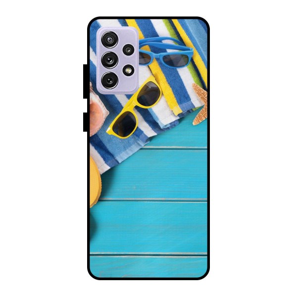 Beach Ready Metal Back Case for Galaxy A72