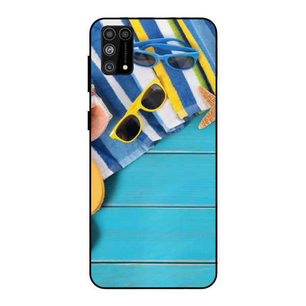 Beach Ready Metal Back Case for Galaxy F41