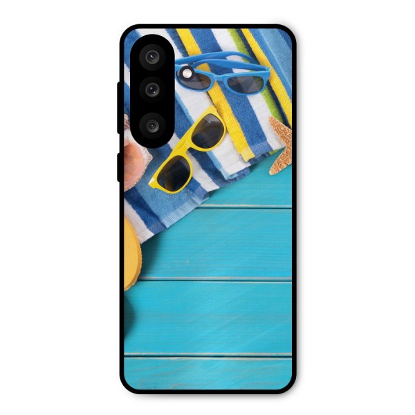 Beach Ready Metal Back Case for Galaxy M56