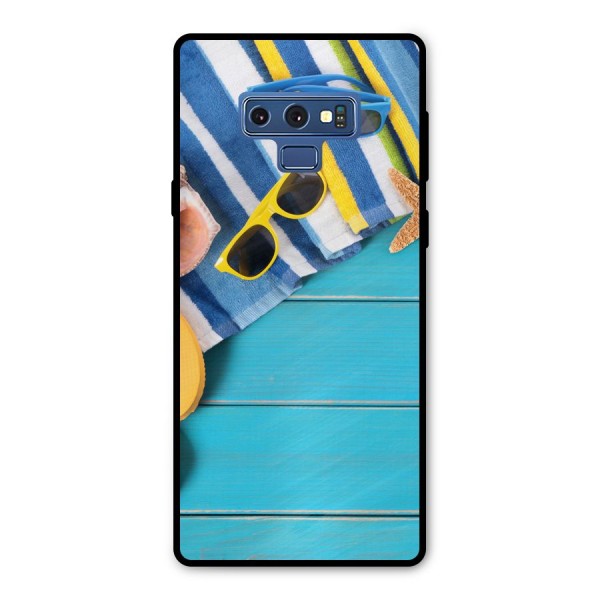 Beach Ready Metal Back Case for Galaxy Note 9