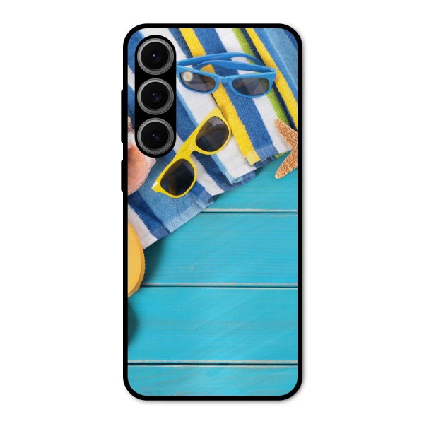 Beach Ready Metal Back Case for Galaxy S24 FE