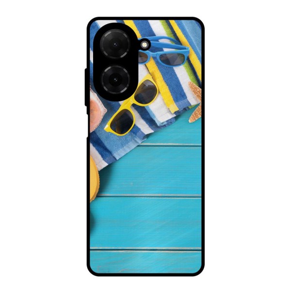 Beach Ready Metal Back Case for Poco C71
