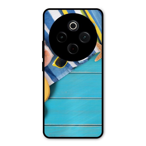 Beach Ready Metal Back Case for Vivo T4
