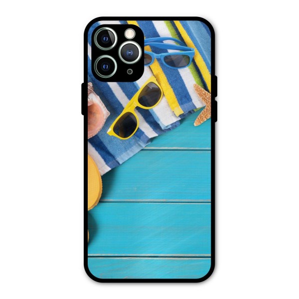 Beach Ready Metal Back Case for iPhone 11 Pro Max