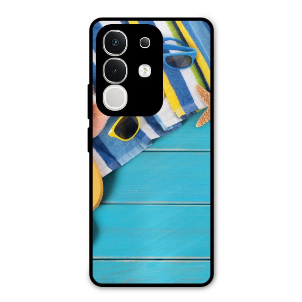 Beach Ready Metal Back Case for iQOO Z10x