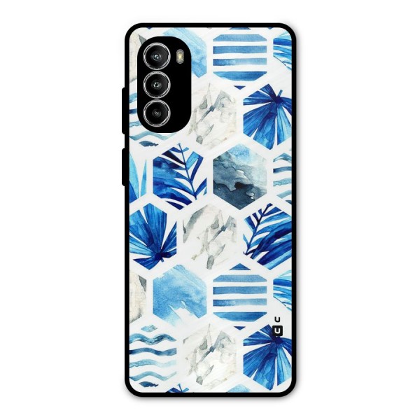 Beach Vibes Pentagon Design Metal Back Case for Moto G82
