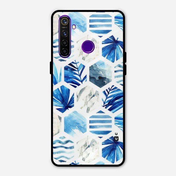 Beach Vibes Pentagon Design Metal Back Case for Realme 5 Pro