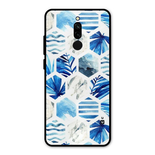 Beach Vibes Pentagon Design Metal Back Case for Redmi 8