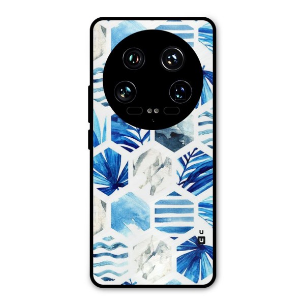 Beach Vibes Pentagon Design Metal Back Case for Xiaomi 14 Ultra