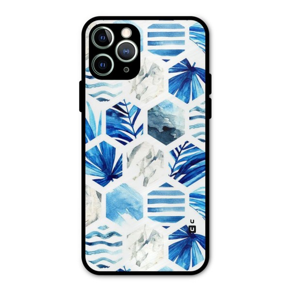 Beach Vibes Pentagon Design Metal Back Case for iPhone 11 Pro Max
