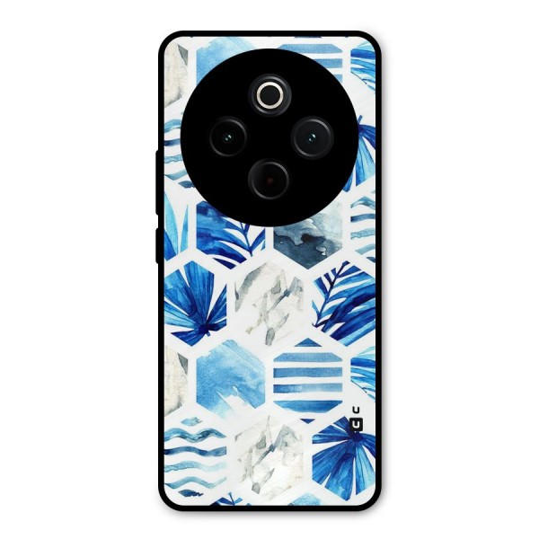 Beach Vibes Pentagon Design Metal Back Case for iQOO Z10