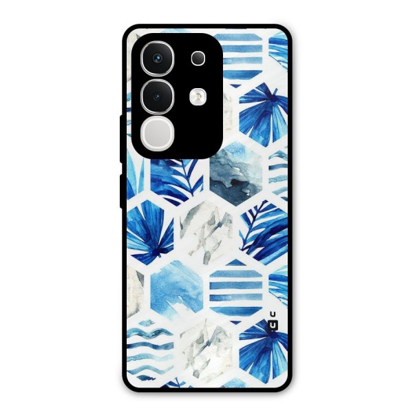 Beach Vibes Pentagon Design Metal Back Case for iQOO Z10x