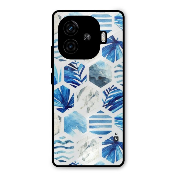 Beach Vibes Pentagon Design Metal Back Case for iQOO Z9 Turbo