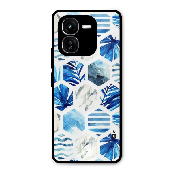 Beach Vibes Pentagon Design Metal Back Case for iQOO Z9x