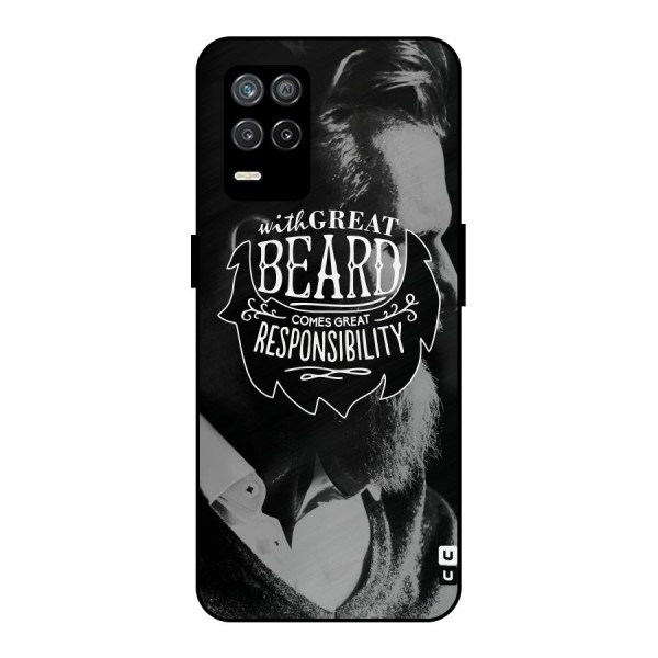 Beard Responsibility Quote Metal Back Case for Realme 9 5G