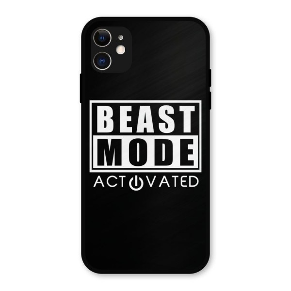 Beast Mode Activated Metal Back Case for iPhone 11