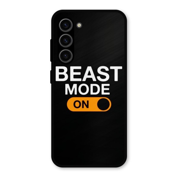 Beast Mode Switched On Metal Back Case for Galaxy S23
