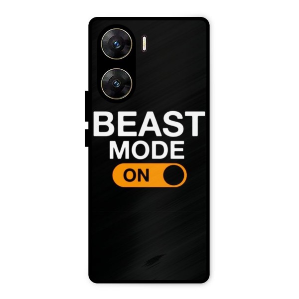 Beast Mode Switched On Metal Back Case for Vivo V29e