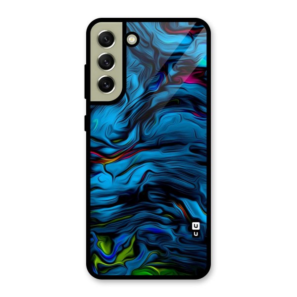 Beautiful Abstract Design Art Metal Back Case for Galaxy S21 FE 5G (2023)