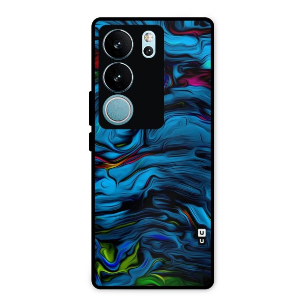 Beautiful Abstract Design Art Metal Back Case for Vivo V29